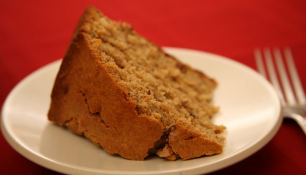 Almond Cake Baked with Olive Oil, Cinnamon and Raisins