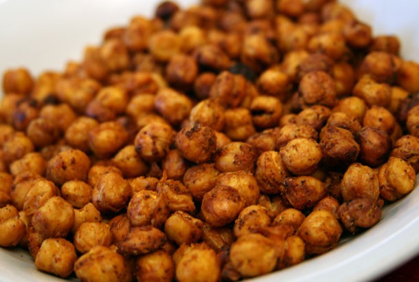 Crunchy Spicy Chickpeas