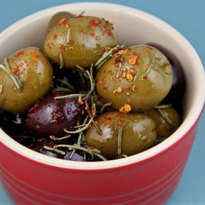Spicy Rosemary Olives