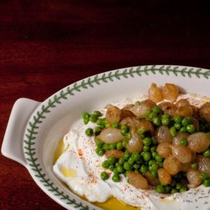 Creamed Pearl Onions & Peas