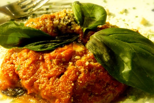 Mediterranean Diet Recipes: Italian Eggplant Parmesan (Gluten Free)