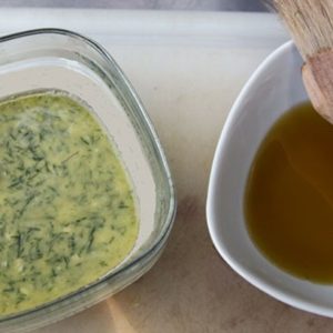 Dill Butter and Olive Oil (grilling blend)