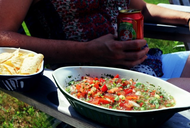 Cilantro Salsa with Jalapeño and Lime (Mediterranean Diet Recipe)