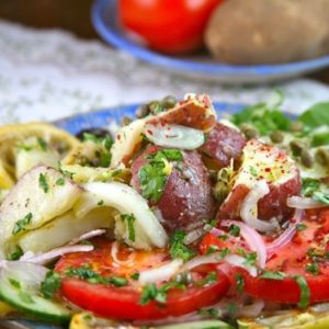 Mediterranean Greek Potato Salad