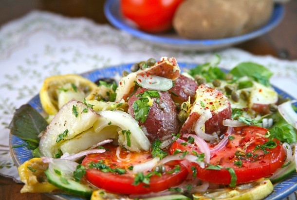 Greek Potato Salad (Patata Salata)