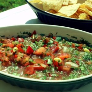 Cilantro Salsa with Jalapeño and Lime (Mediterranean Diet Recipes)