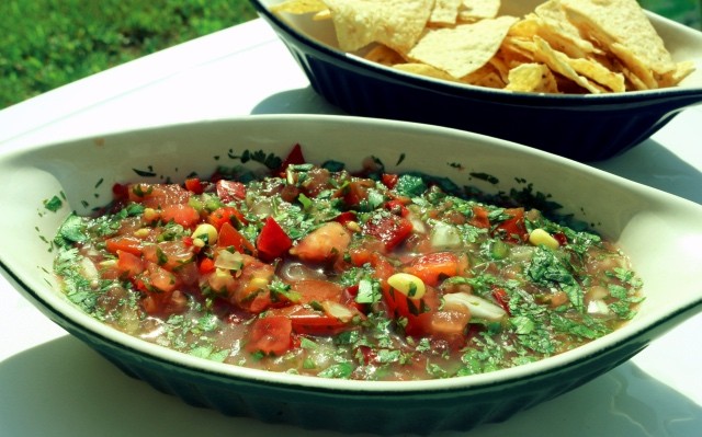 Cilantro Salsa with Jalapeño and Lime (Mediterranean Diet Recipes)