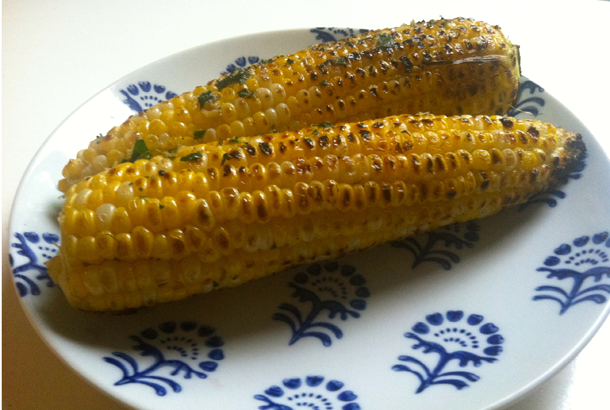 Lebanese Grilled Corn with Cinnamon and Cumin