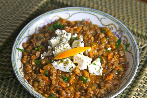 Mediterranean Diet Recipes: Lentil Soup