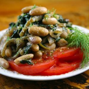 Mediterranean Diet Recipes: Beans and Greens