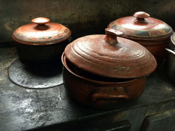 Clay pots Crete