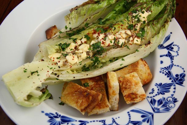 Grilled Caesar Salad Mediterranean Diet Recipe