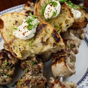 Souvlaki for Mediterranean Diet