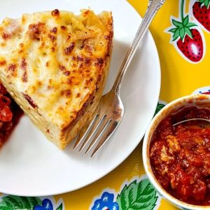 Mediterranean Diet: Bucatini Pie