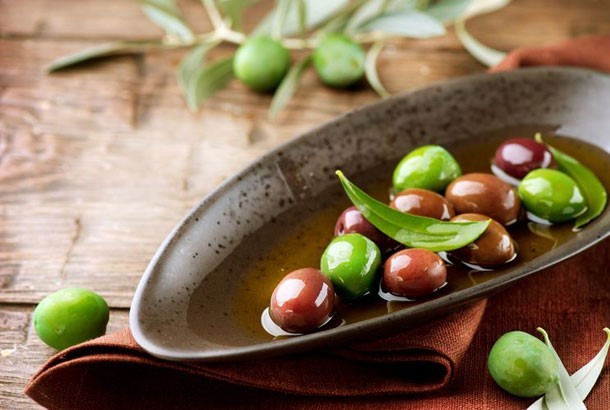 Olive Oil and Olives from Mediterranean
