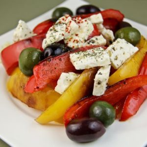 salad with feta Mediterranean diet recipes Mediterranean salads