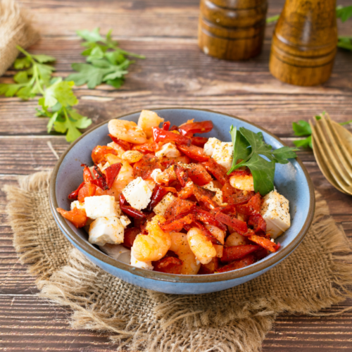 Shrimp with Feta and Tomatoes