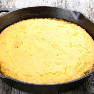 Mediterranean Diet Recipes: Savory Cornbread skillet cornbread