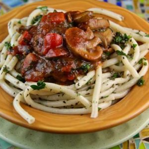 Mediterranean Diet Recipe: Pasta Farmhouse Tomato Sauce