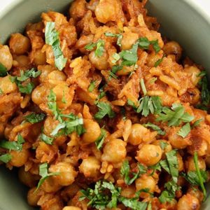 Mediterranean Diet Recipes: Turkish Garbanzo Bean Pilaf