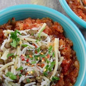 Mediterranean Diet Recipes: Egyptian Lentils with Rice and Pasta