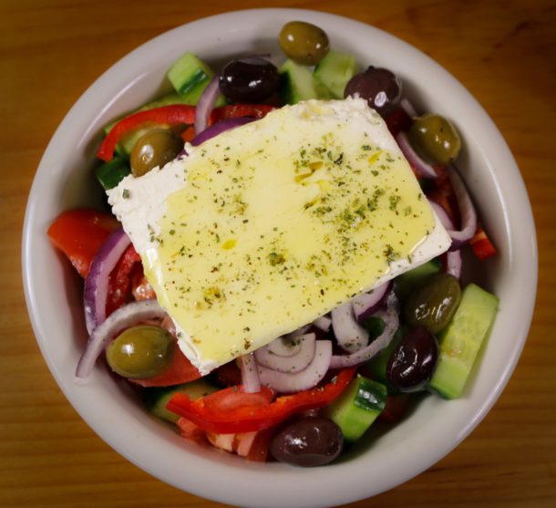 Mediterranean Diet: Authentic Greek Salad (Horiatiki)