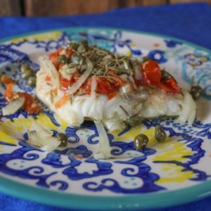 Mediterranean Baked Cod