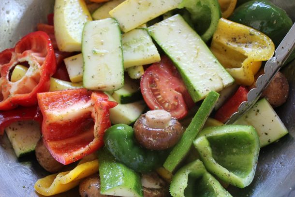 Grilled Marinated Summer Vegetables