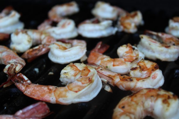 Grilled Shrimp Salad with Fresh Dill Dressing