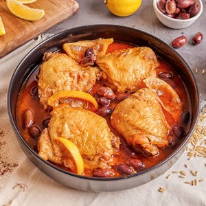 Instant Pot Chicken with Olives, Shallots and Wine