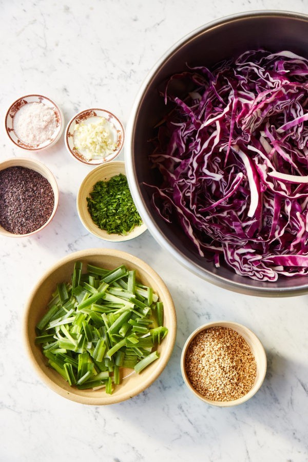 DeepSea Purple Kraut (Homemade Sauerkraut) Mediterranean Living