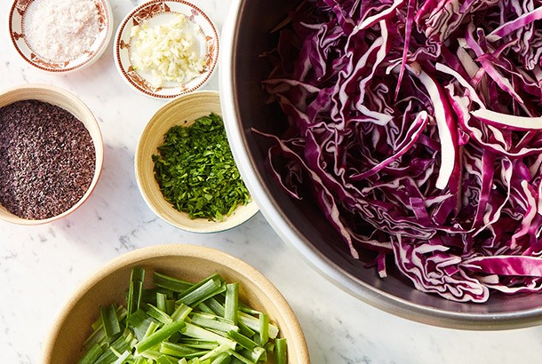 Deep-Sea Purple Kraut (Homemade Sauerkraut)