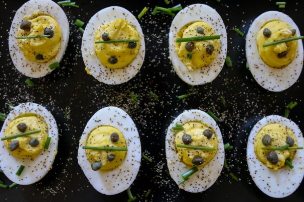 deviled eggs no mayo