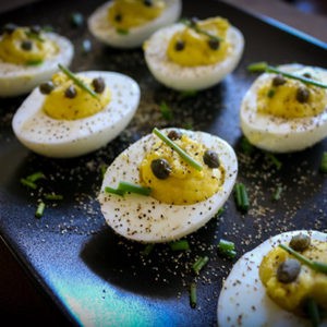 deviled eggs no mayo