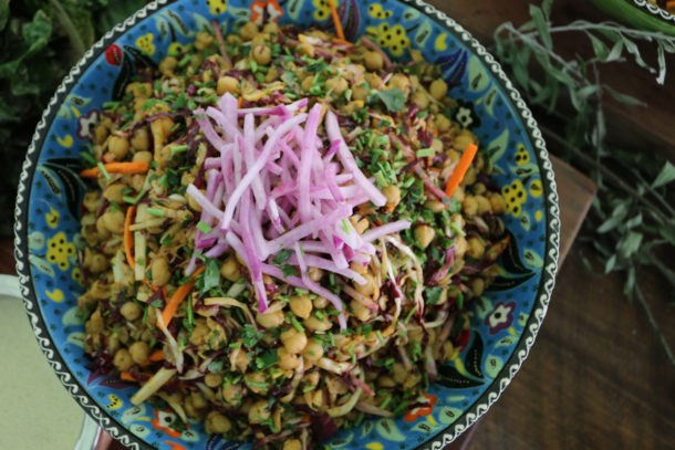 Mediterranean Chickpea Salad with Gremolata and Citrus Vinaigrette