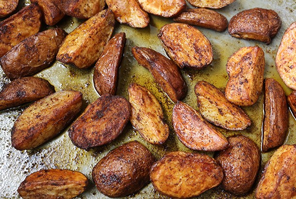 Oven Fried Potatoes with Spice Blend