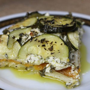 Boureki (Zucchini, Potato and Cheese Casserole)