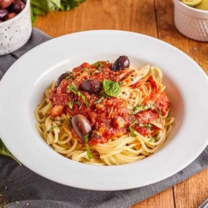 Instant Pot Tomato Sauce with Olives and Artichokes