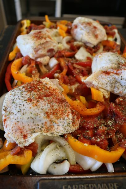 sheet pan chicken