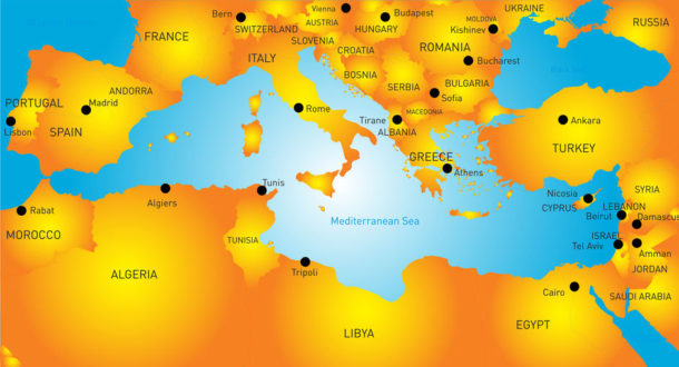 Mediterranean Diet Map