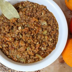 Greek instant pot lentils