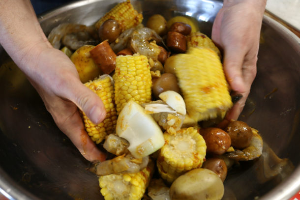 Mediterranean Sheet Pan Shrimp Boil Mix