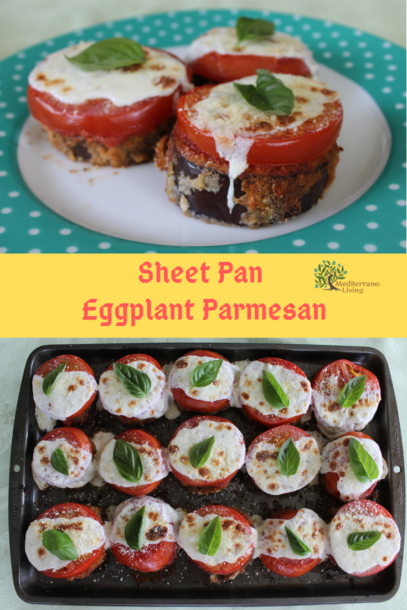 Sheet Pan Eggplant Parmesan