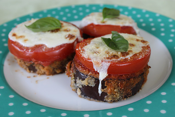 Sheet Pan Baked Eggplant Parmesan