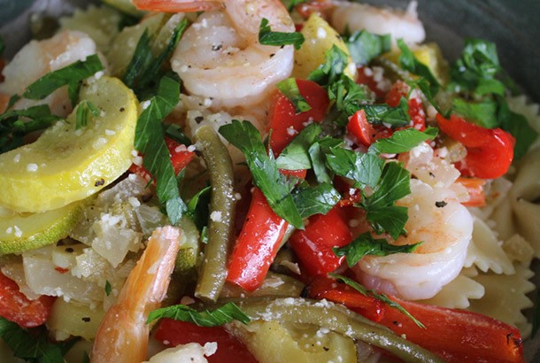 sheet pan shrimp scampi