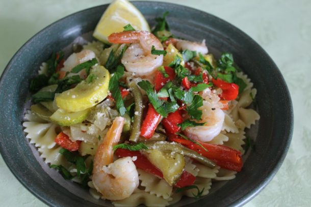 sheet pan shrimp scampi