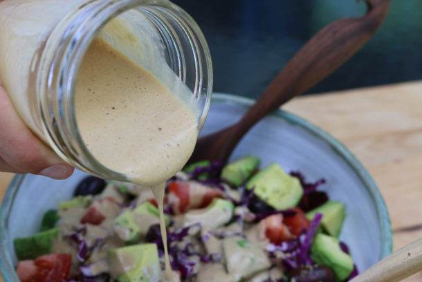 Sweet Tahini Sauce and Dressing with Balsamic and Honey