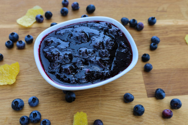 Maple Blueberry Compote