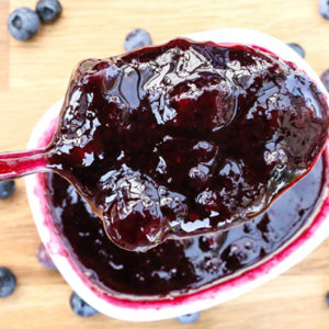 Maple Blueberry Compote