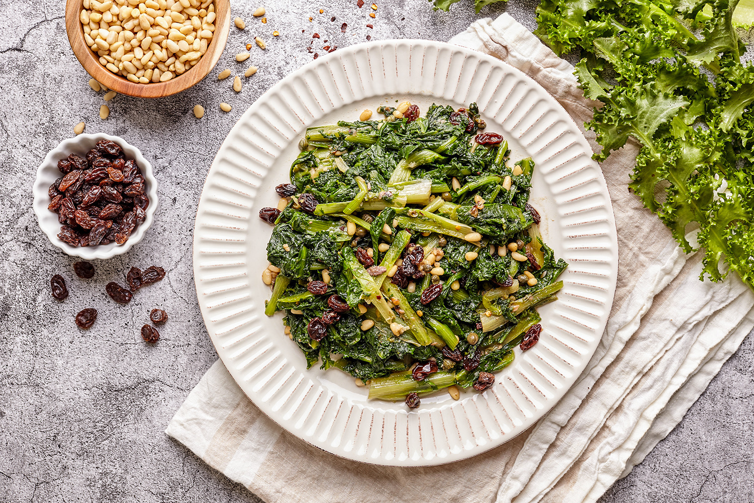 Sautéed Chicory Greens Southern Italian Style